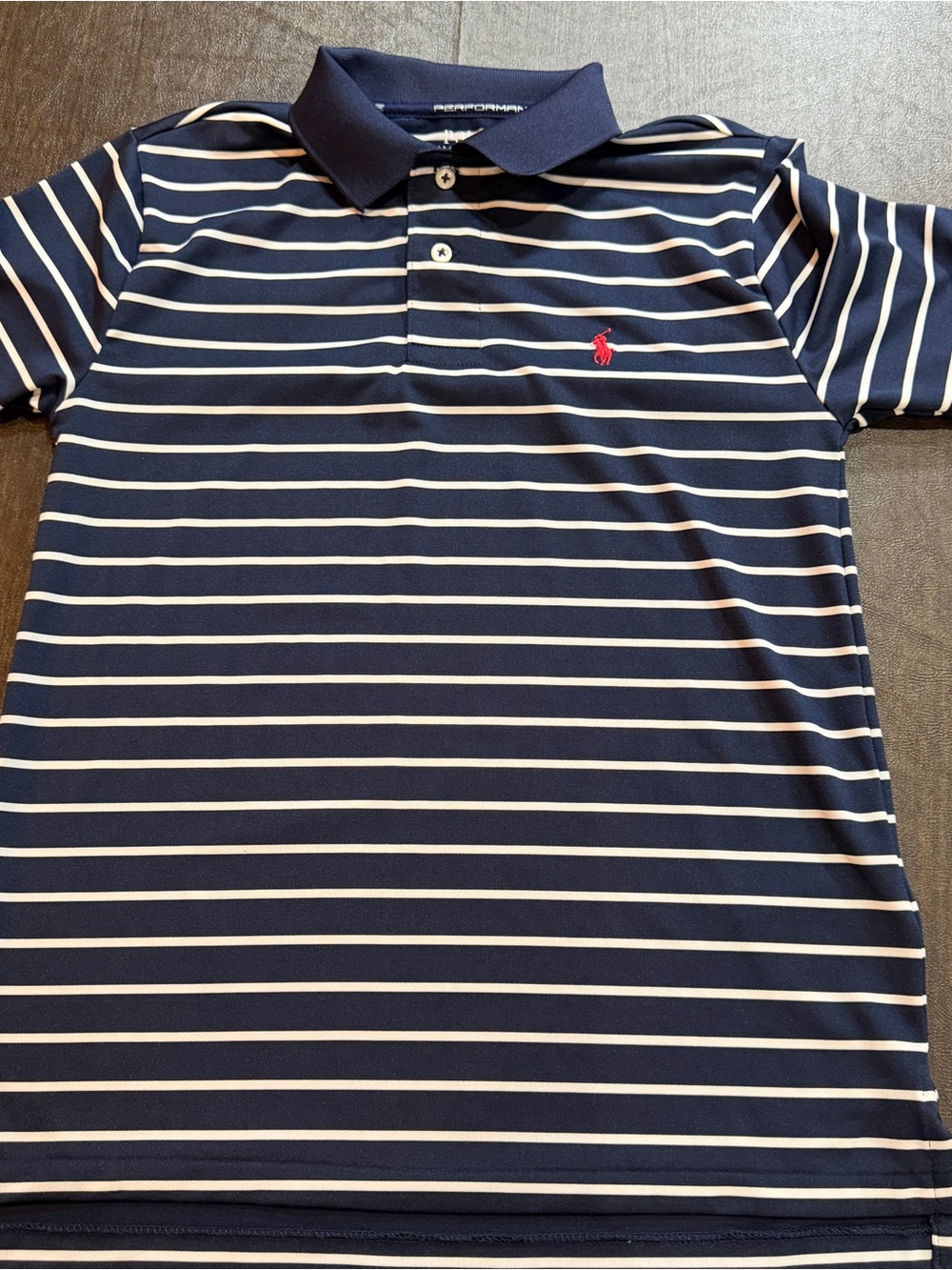 Polo Ralph Lauren Performance Striped Polo Shirt Boys 10-12